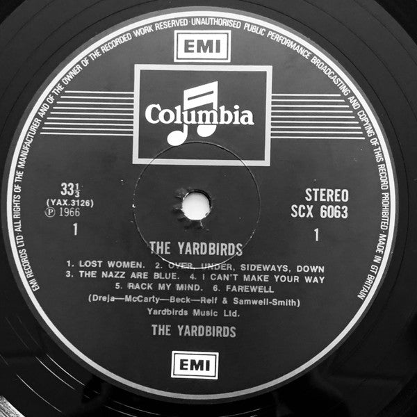 The Yardbirds : The Yardbirds (LP, Album, RE)