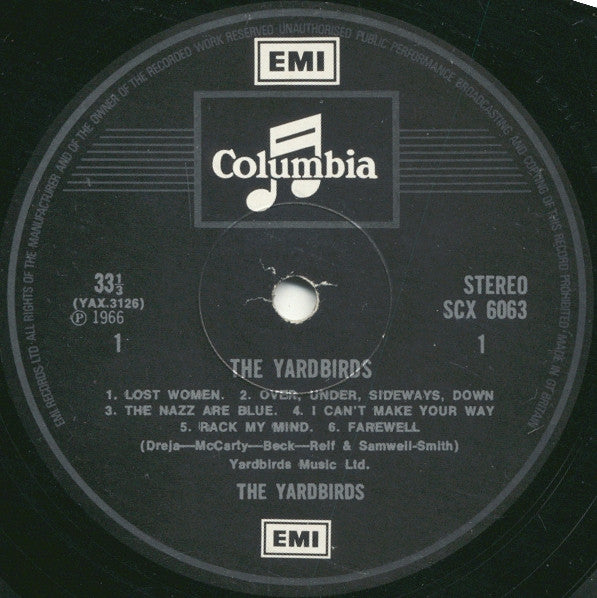 The Yardbirds : The Yardbirds (LP, Album, RE)