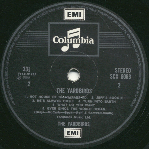 The Yardbirds : The Yardbirds (LP, Album, RE)