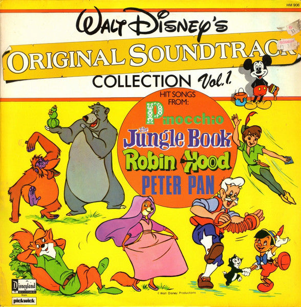 Various : Walt Disney's Original Soundtrack Collection Vol. 1. (LP, Album, Mono)