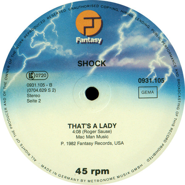 Shock (3) : Electrophonic Phunk (12")