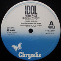Billy Idol : Rebel Yell (Extended Version)  (12", Single)