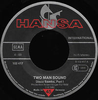 Two Man Sound : Disco Samba Part 1+2 (7", Single)
