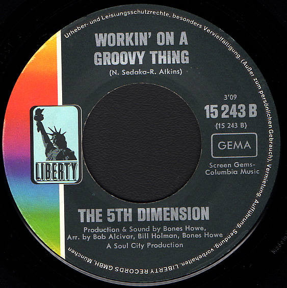 The 5th Dimension* : Sunshine Of Your Love (7", Single)