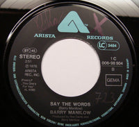 Barry Manilow : Weekend In New England (7", Single)