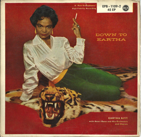 Eartha Kitt : Down To Eartha (7", EP)