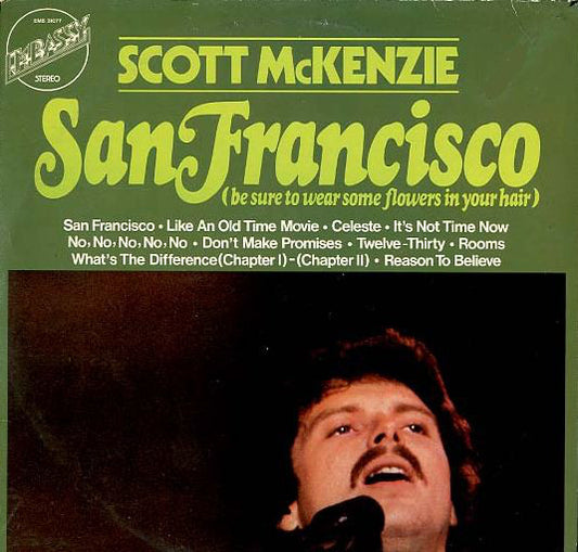 Scott McKenzie : San Francisco (Be Sure To Wear Some Flowers In Your Hair) (LP, Album, RE, Blu)