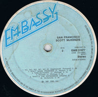 Scott McKenzie : San Francisco (Be Sure To Wear Some Flowers In Your Hair) (LP, Album, RE, Blu)