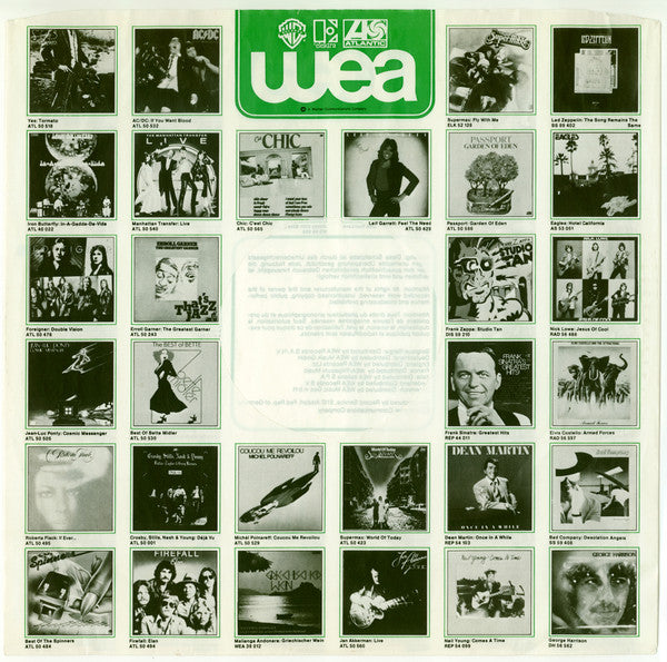 Frank Zappa : Zoot Allures (LP, Album, RP, Cap)