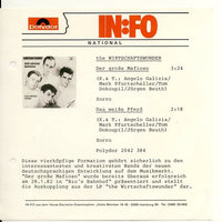 The Wirtschaftswunder : Der Grosse Mafioso / Das Weisse Pferd (7")