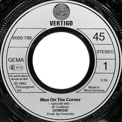 Genesis : Man On The Corner (Special-Mix) (7", Single)