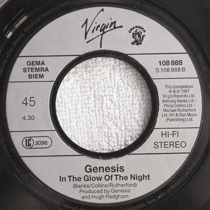 Genesis : Tonight, Tonight, Tonight (7", Single)