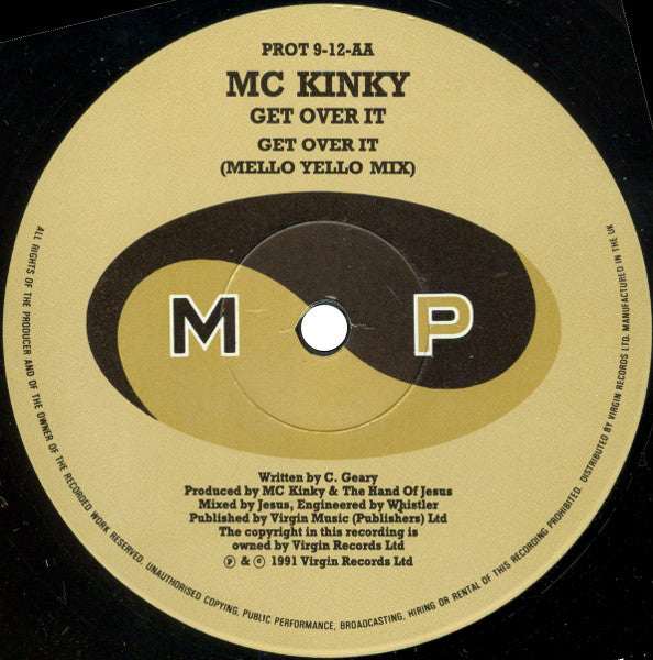 MC Kinky : Get Over It (12", Single)