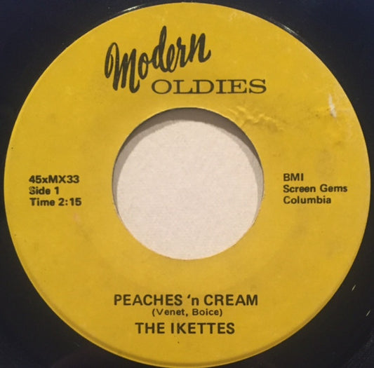 The Ikettes : Peaches 'N Cream / The Biggest Players (7", RE, Yel)