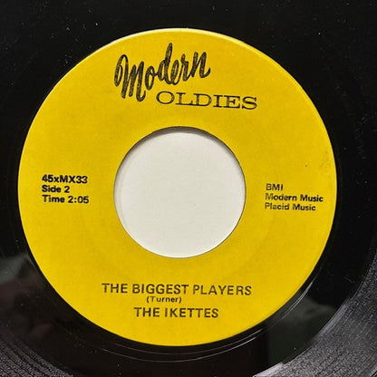 The Ikettes : Peaches 'N Cream / The Biggest Players (7", RE, Yel)