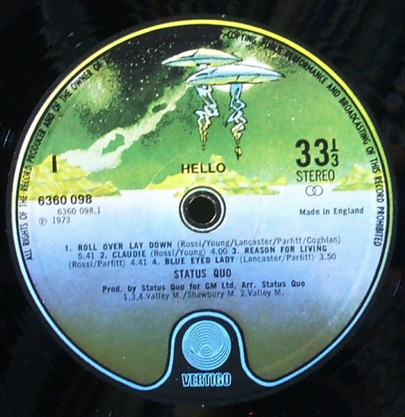 Status Quo : Hello! (LP, Album, Spa)