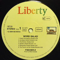 Fischer-Z : Word Salad (LP, Album, RE)
