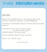 Mike Johnsen (3) : So Darfst Du Nicht Geh'n (7", Single)