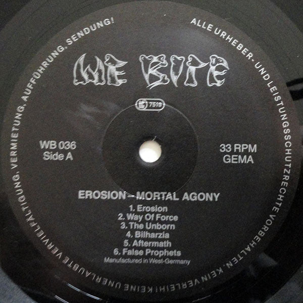 Erosion (2) : Mortal Agony (LP, Album)
