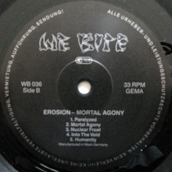 Erosion (2) : Mortal Agony (LP, Album)