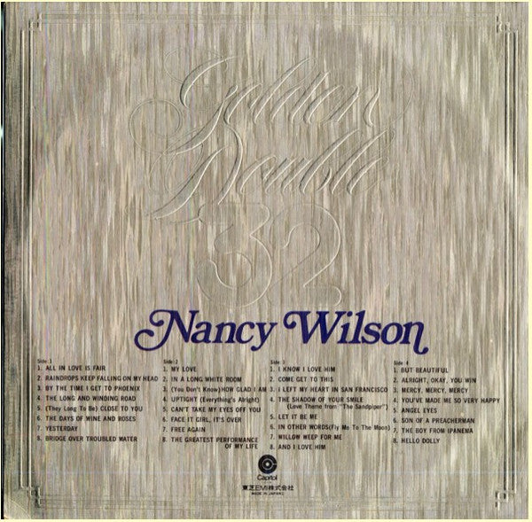 Nancy Wilson : Golden Double 32 (2xLP, Comp)