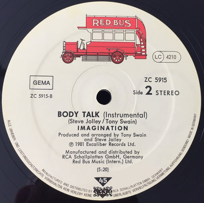 Imagination : Body Talk (12", Maxi)