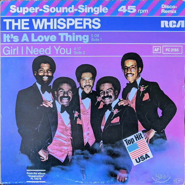 The Whispers : It's A Love Thing (12", Single)