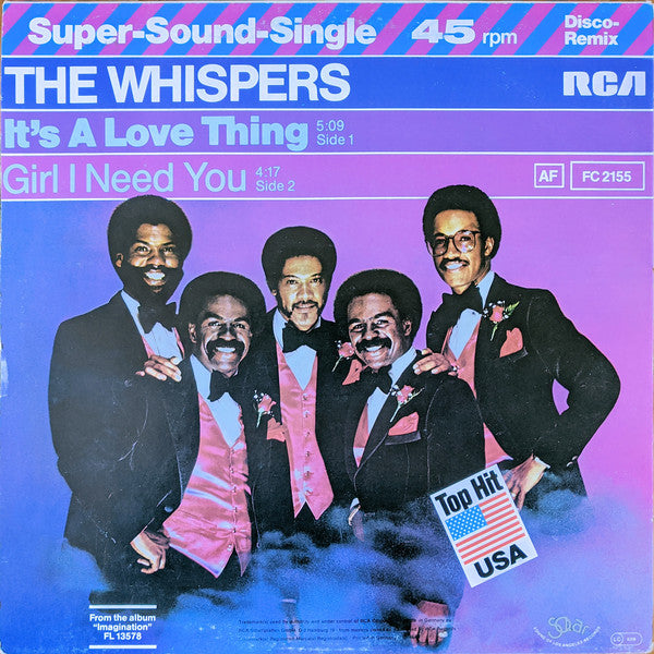 The Whispers : It's A Love Thing (12", Single)