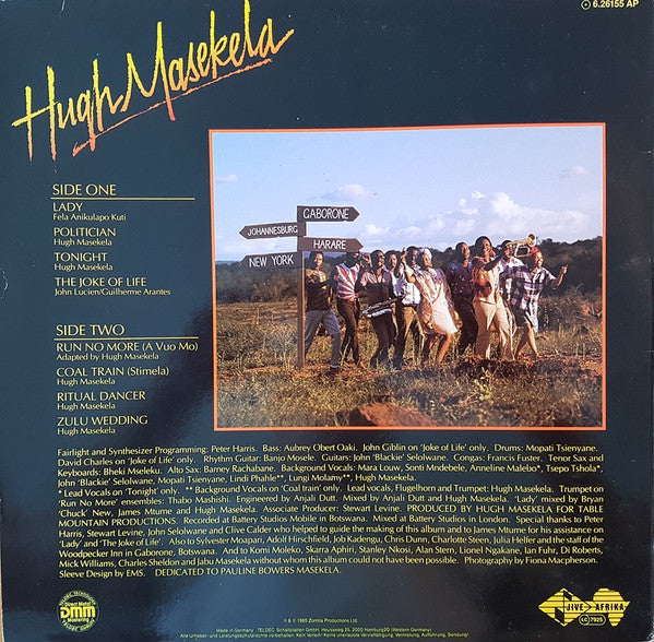 Hugh Masekela : Waiting For The Rain (LP, Album)