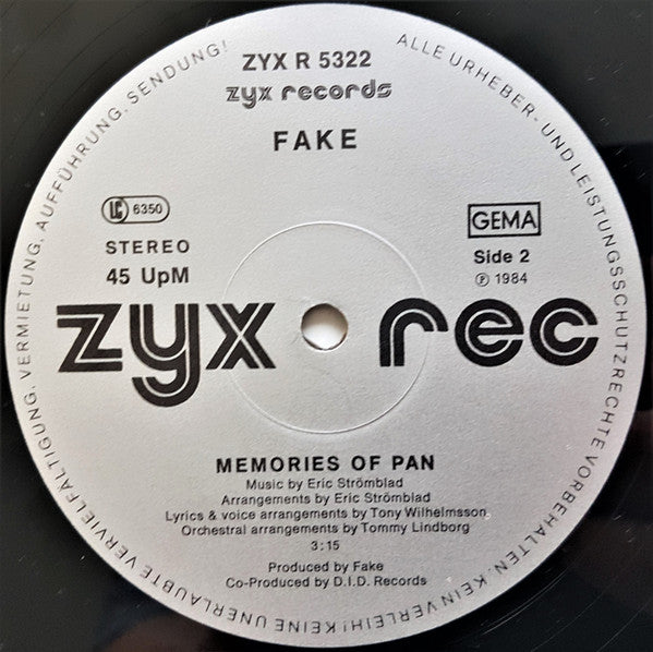 Fake : Frogs In Spain (New Remix) (12")