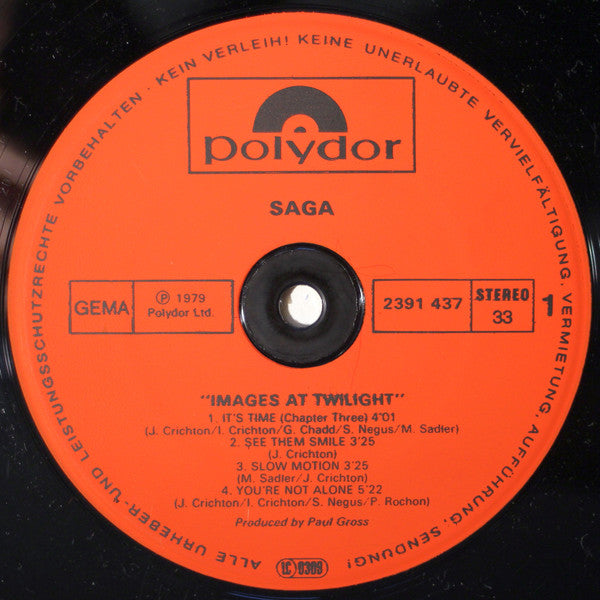Saga (3) : Images At Twilight (LP, Album)
