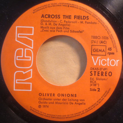 Oliver Onions : Dune Buggy / Across The Fields (7", Single)