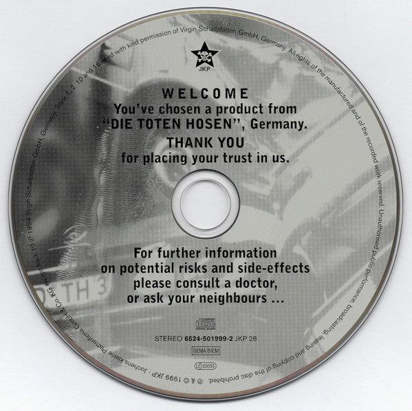 Die Toten Hosen : Crash-Landing (CD, Album, Dig)