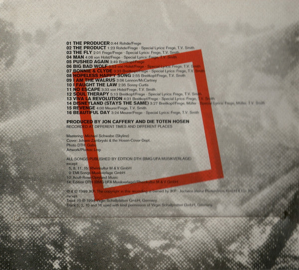 Die Toten Hosen : Crash-Landing (CD, Album, Dig)