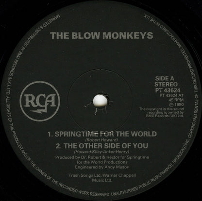 The Blow Monkeys : Springtime For The World (12", EP)