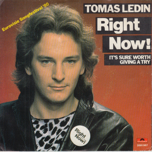 Tomas Ledin : Right Now (7", Single)
