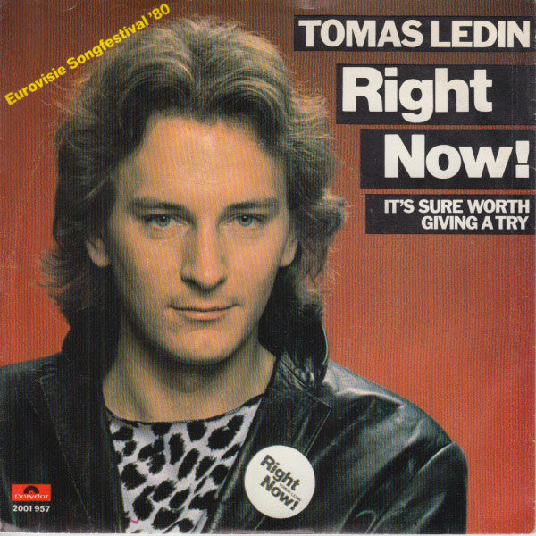 Tomas Ledin : Right Now (7", Single)
