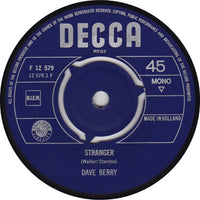 Dave Berry : Stranger / Stick By The Book (7", Single, Mono)