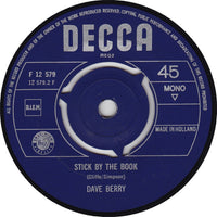 Dave Berry : Stranger / Stick By The Book (7", Single, Mono)
