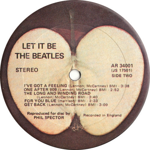 The Beatles : Let It Be (LP, Album, RE)