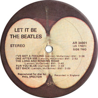 The Beatles : Let It Be (LP, Album, RE)