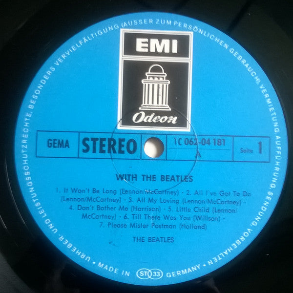 The Beatles : With The Beatles (LP, Album, RE)