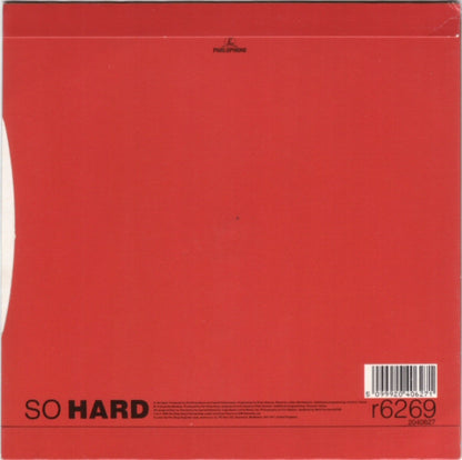 Pet Shop Boys : So Hard (7", Single, Sil)