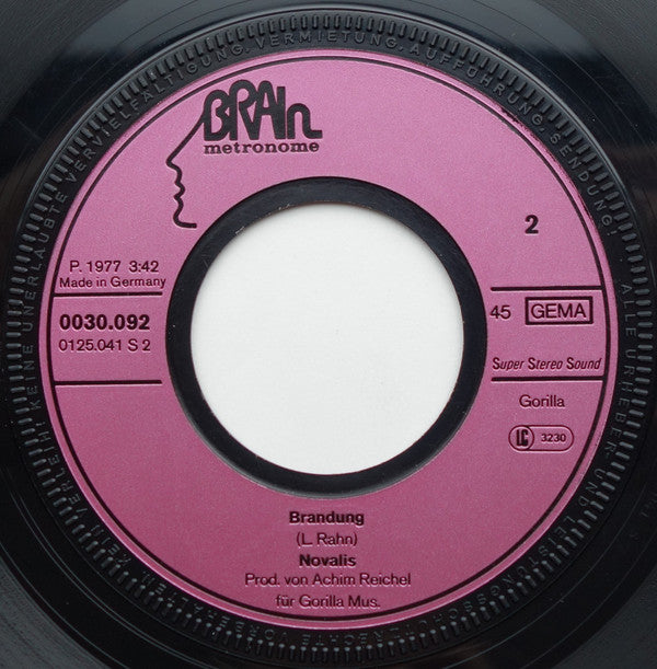 Novalis (3) : Irgendwo, Irgendwann (7", Single)