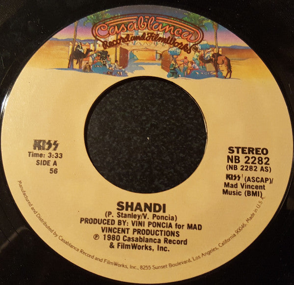 Kiss : Shandi (7", Single, 56)