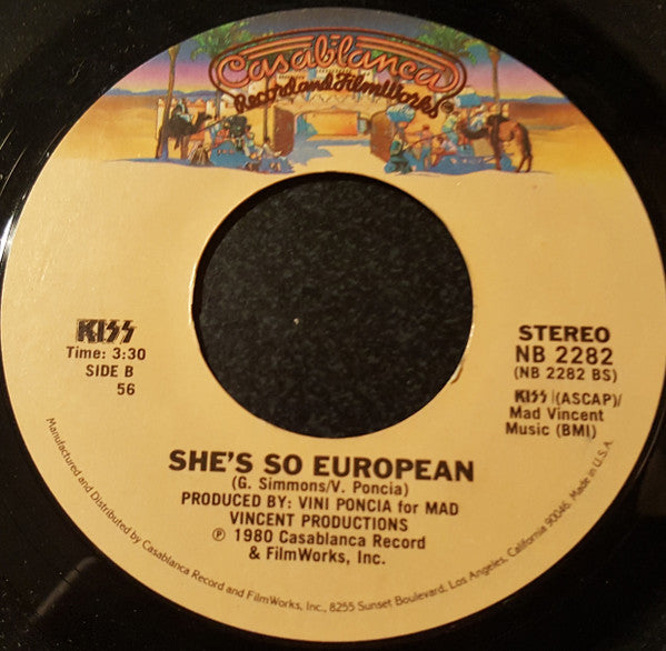 Kiss : Shandi (7", Single, 56)