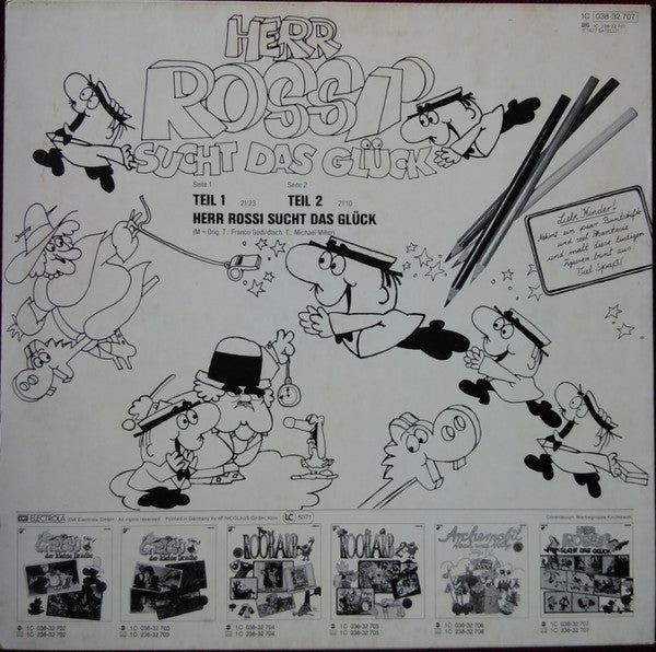 Franco Godi : Herr Rossi Sucht Das Glück (LP)