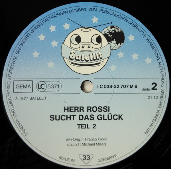 Franco Godi : Herr Rossi Sucht Das Glück (LP)