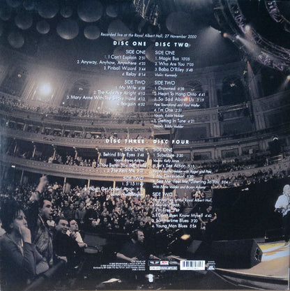 The Who : Live At The Royal Albert Hall (4xLP, Album)
