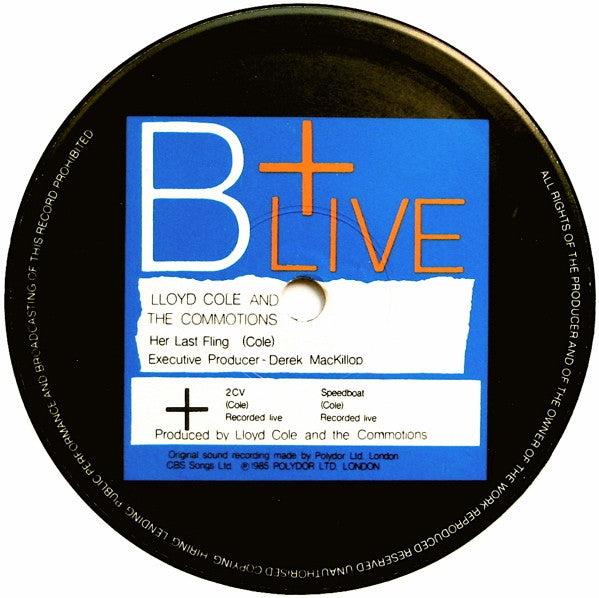 Lloyd Cole And The Commotions* : Brand New Friend (12", Maxi)